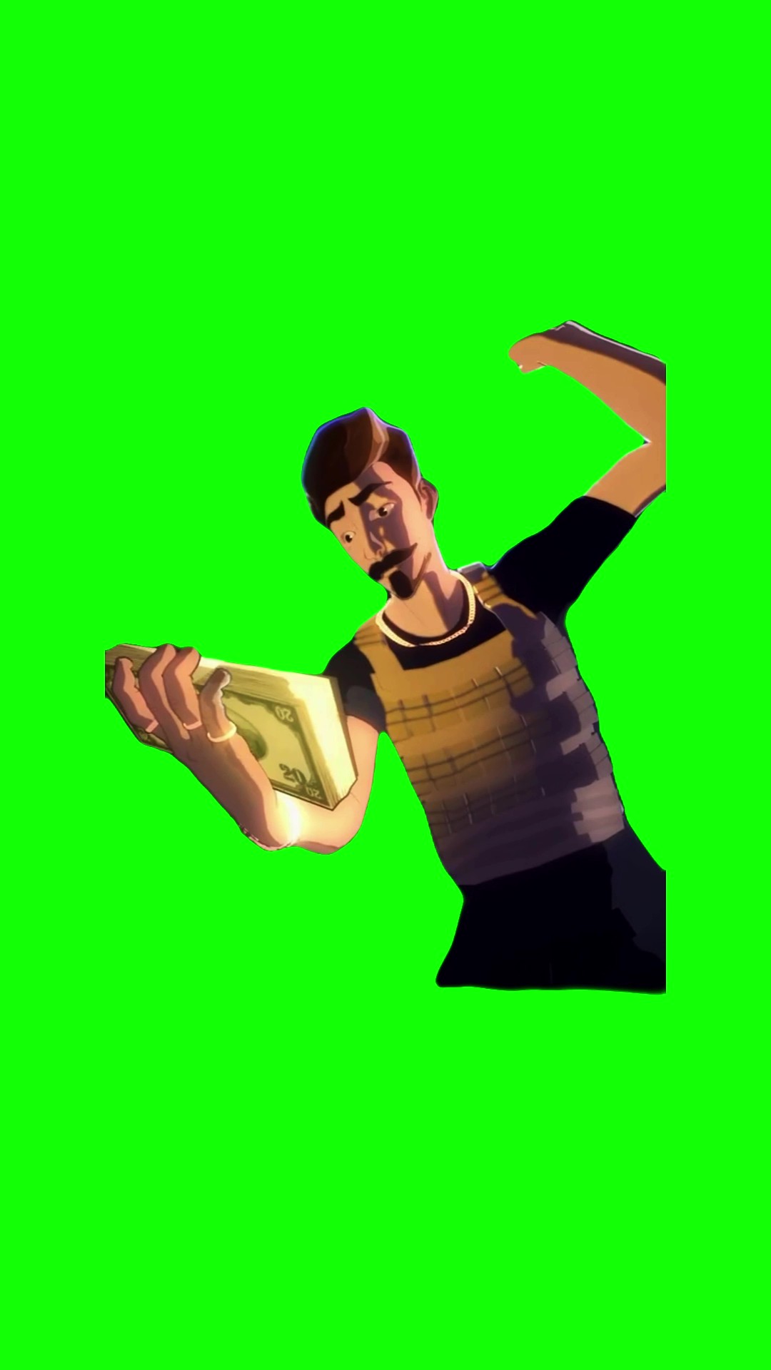Mr beast Dead Fresh Animated green screen