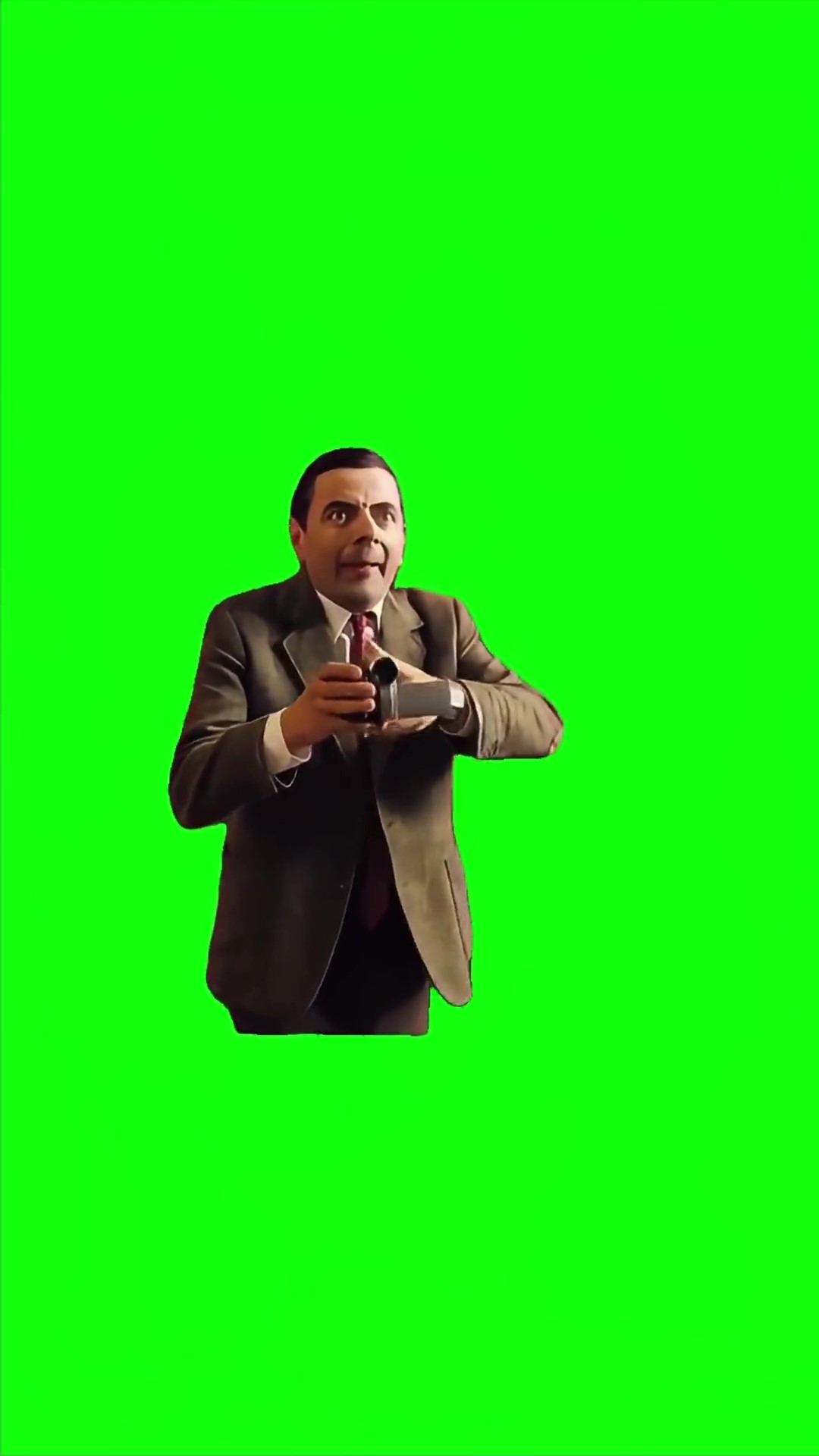 Mr. Bean Captures the Moment green screen