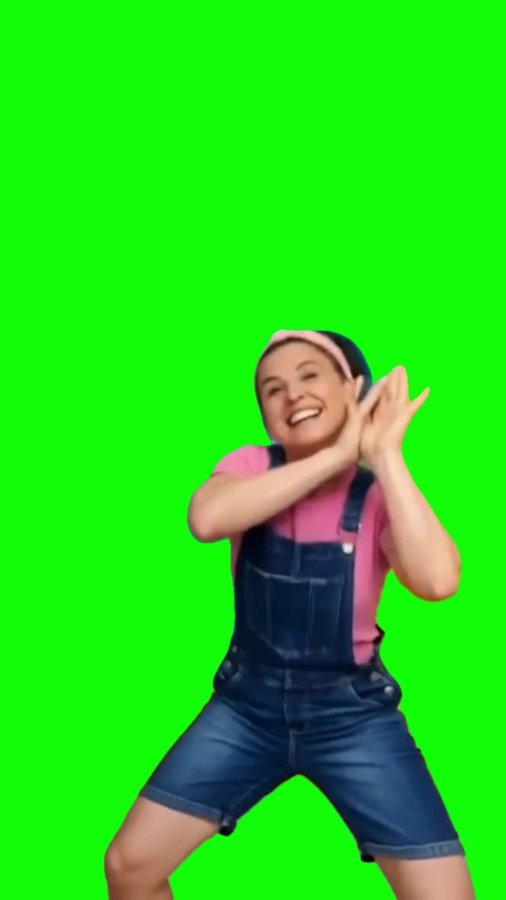 Ms Rachel spend it dance green screen