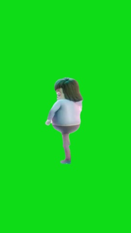 Muscle Man Looking For A Job green screen