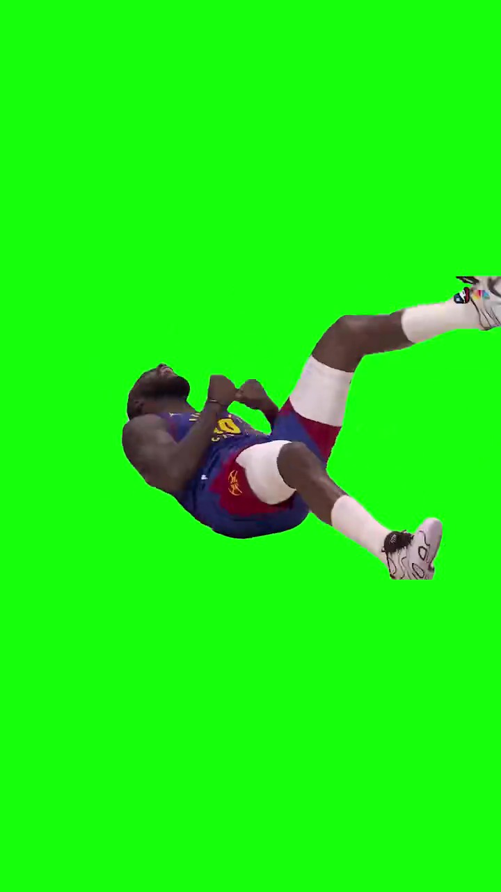 NBA Player Freakout  green screen