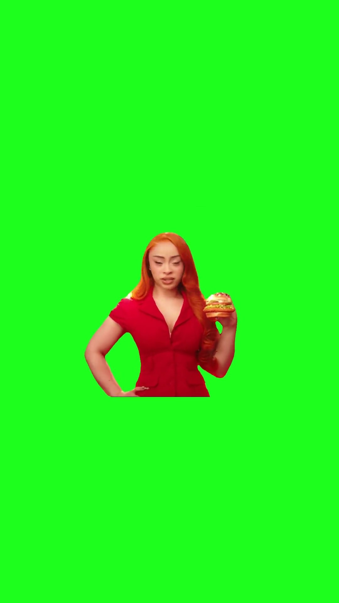 NEW Spicy Chicken Sandwich green screen
