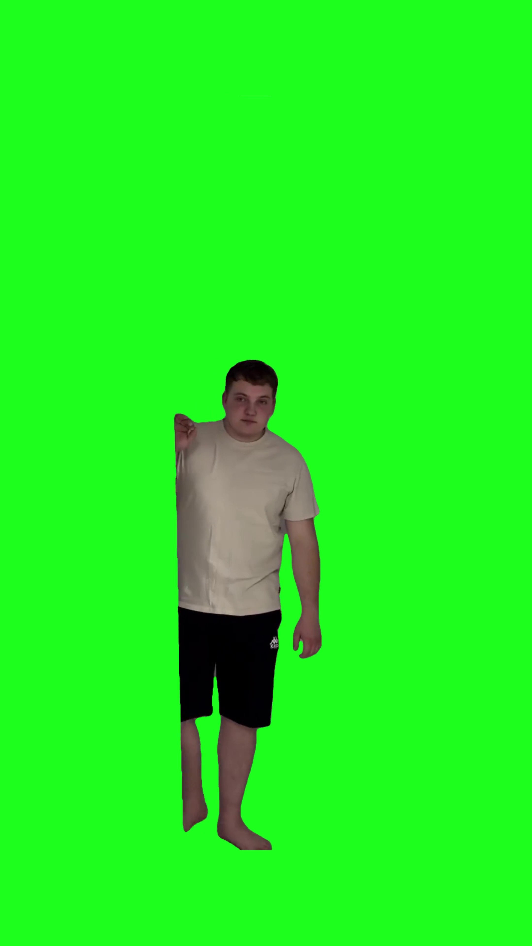 Noisy green screen