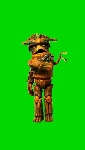 Oak Tree Chiki Sha Dance green screen