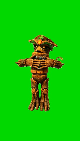Oak Tree Hush Dance green screen