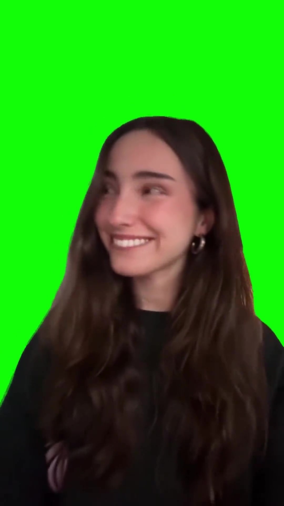 Obsession pouting green screen