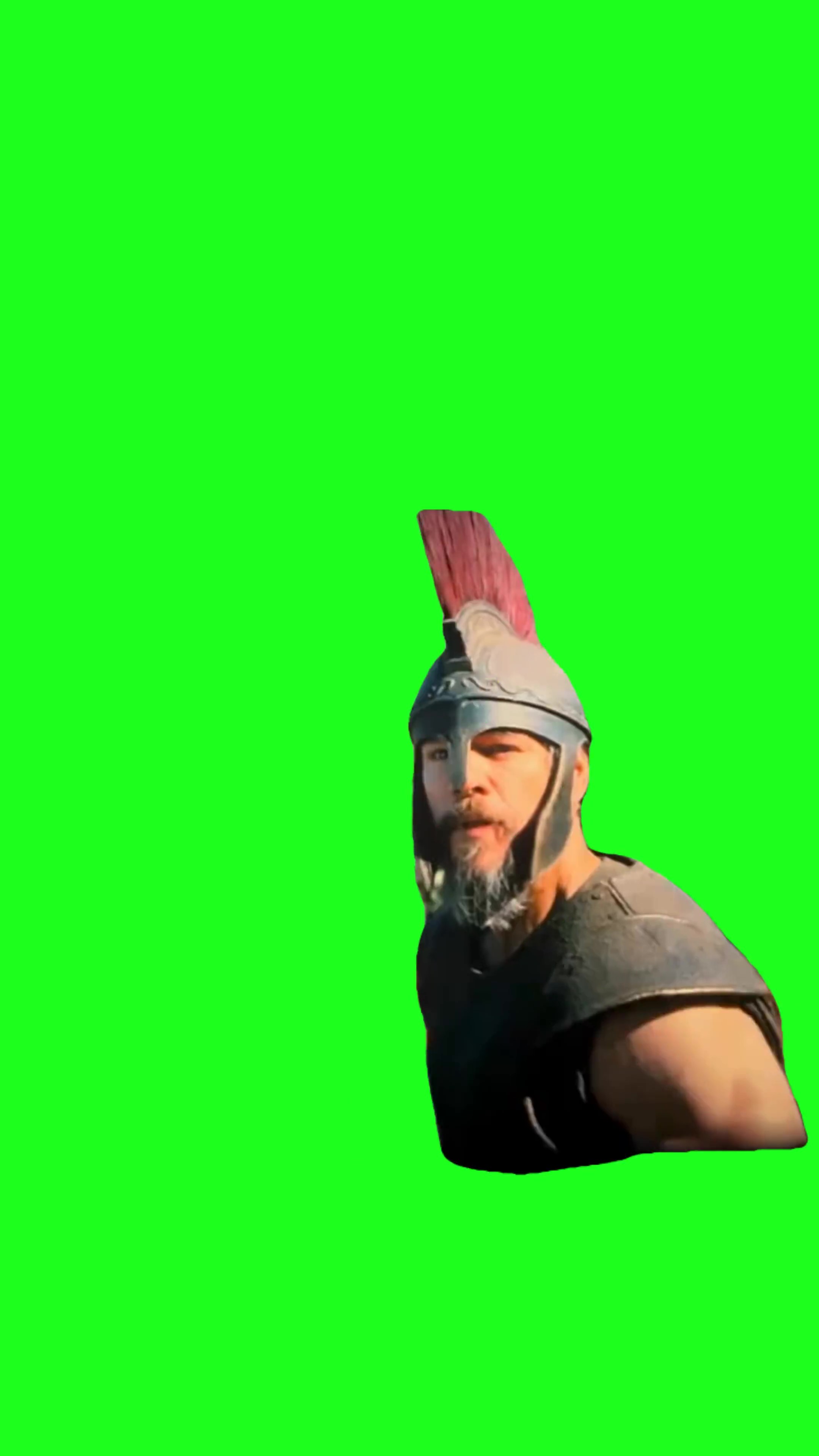 Odysseus Runs from cyclop green screen