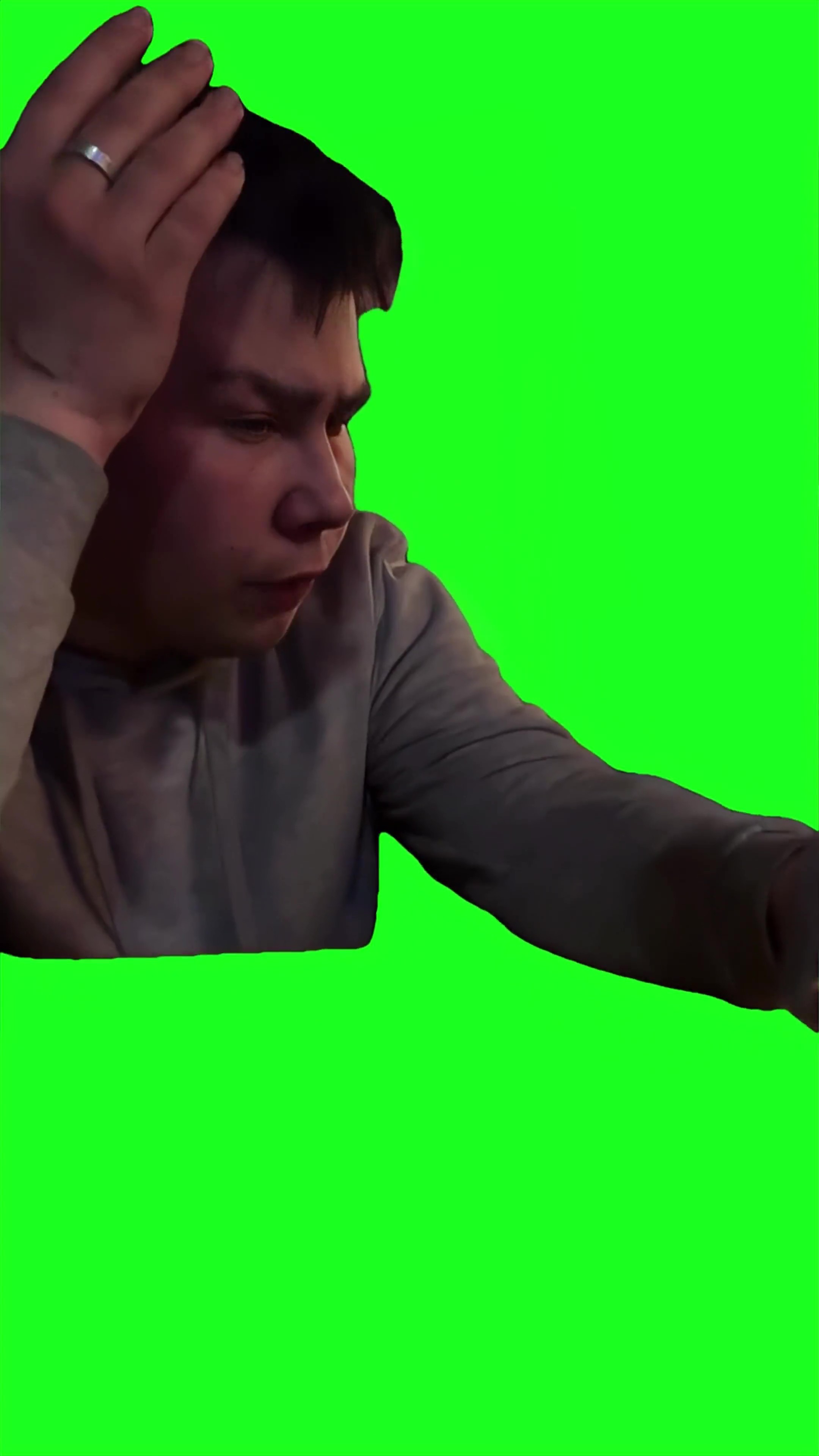 One more cocktail green screen