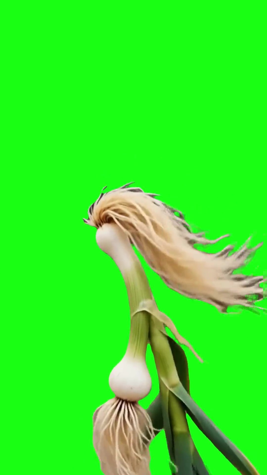 Onion Haaland Walking green screen