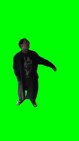 Open This Door Or Im Breaking In green screen