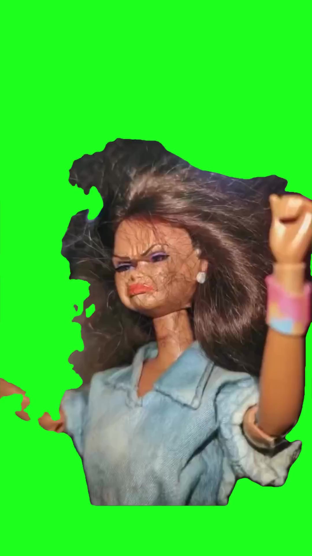Party barbie green screen