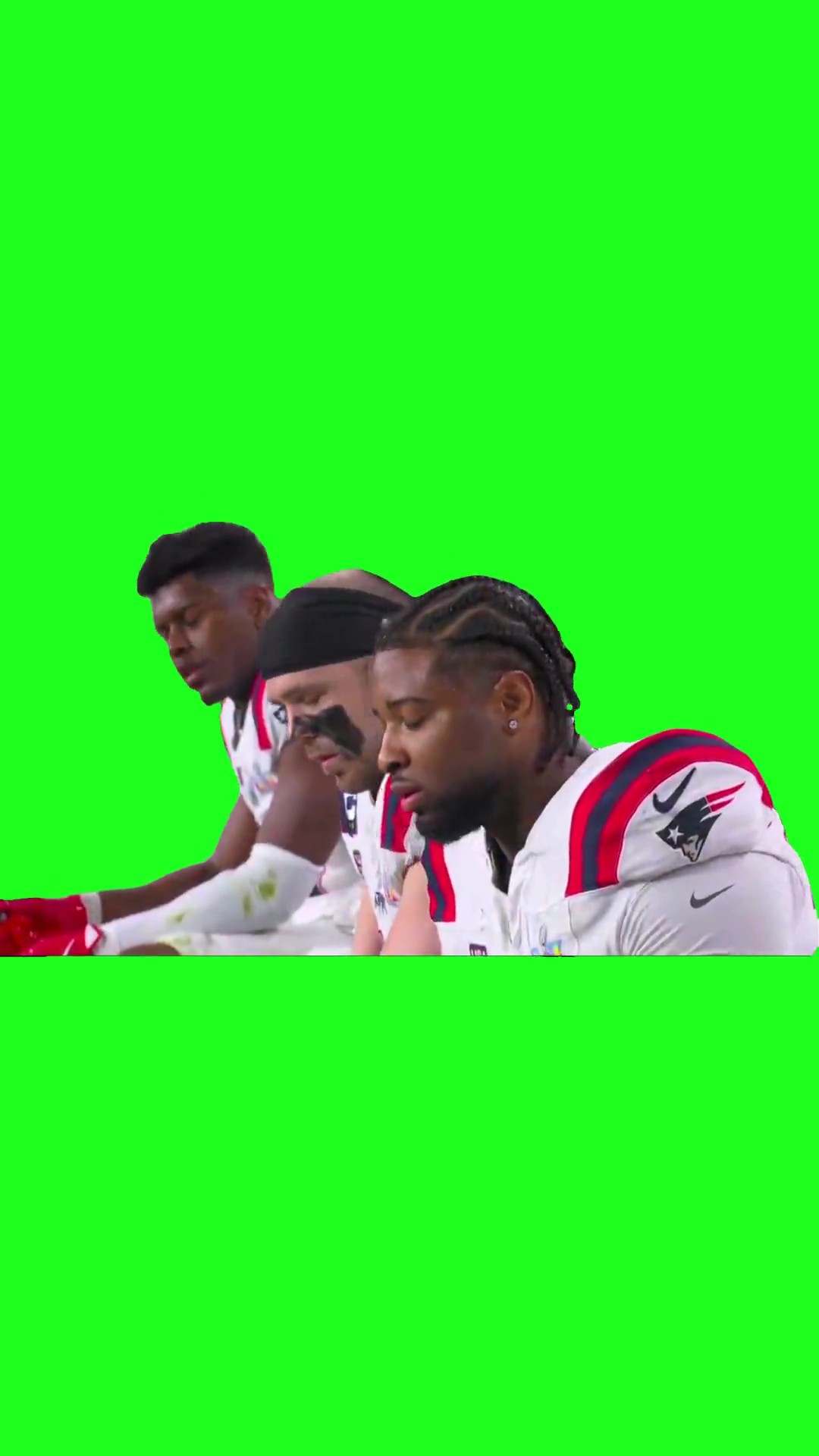 Patriots face palm green screen