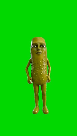Pickle Pega Pega green screen