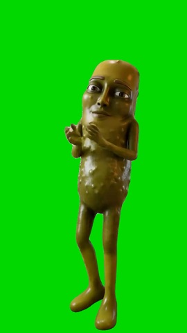 Pickle Tung Dancing To Magnetic green screen