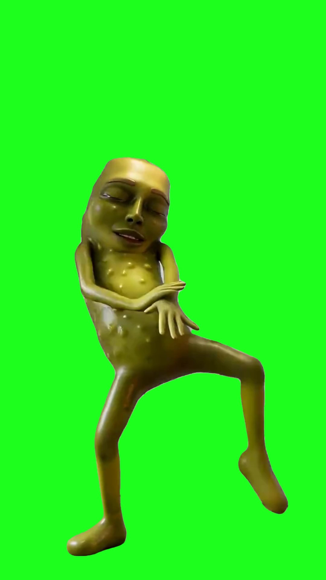 Pickle Tung Dancing to “I Just Want a Rolex green screen