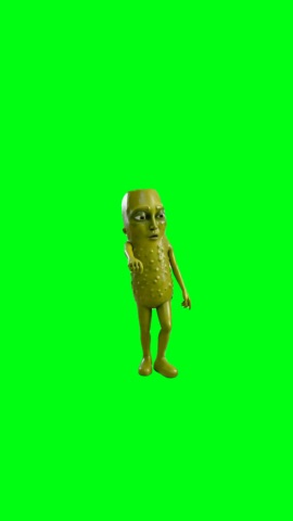 Pickle Tung Does The Ankle Bop green screen