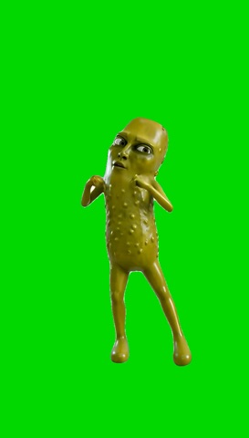 Pickle Tung Jelly Bounce green screen