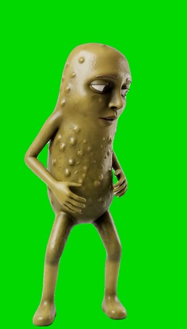 Pickle Tung King Nasir Dance green screen
