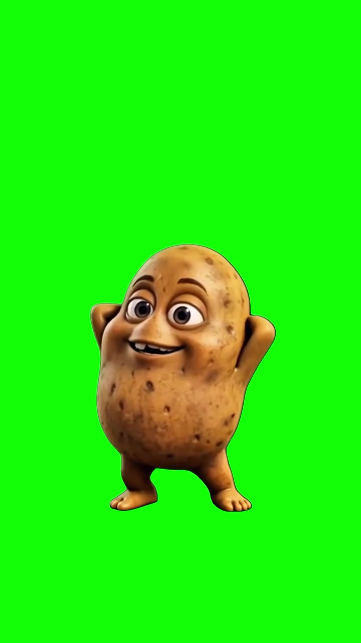 Potato Dance green screen