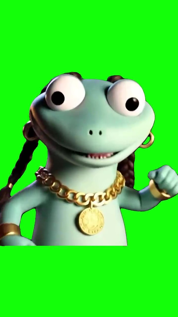 Lizard Pour Up green screen