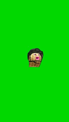 Promiscuous Girl Burntpeanut green screen