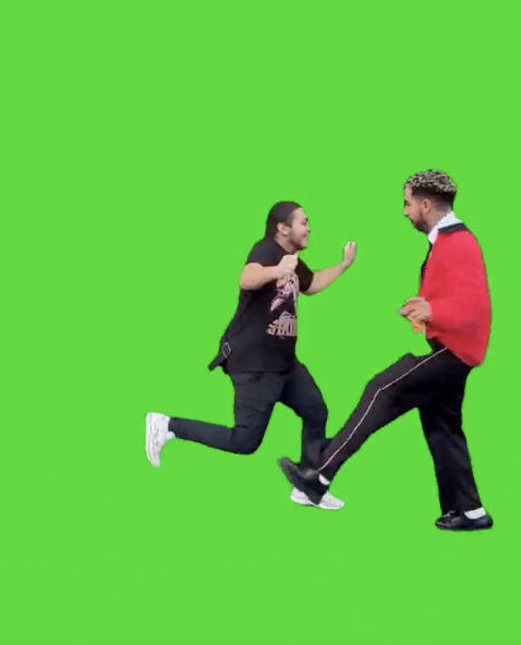 Pump it up Dance green screen