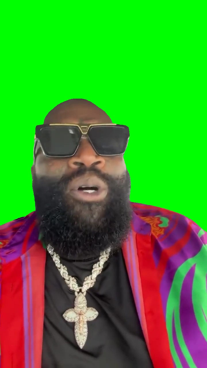 Rick Ross I’m innocent green screen