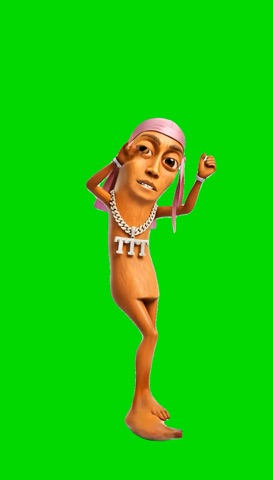 Right Back Tung Tung Dance green screen