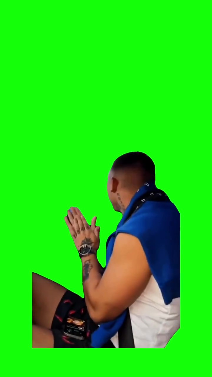 Rizzgod green screen