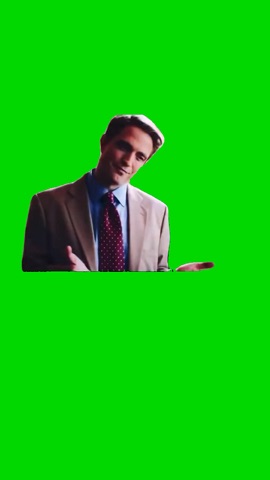 Robert Pattison You See How This Looks Right green screen