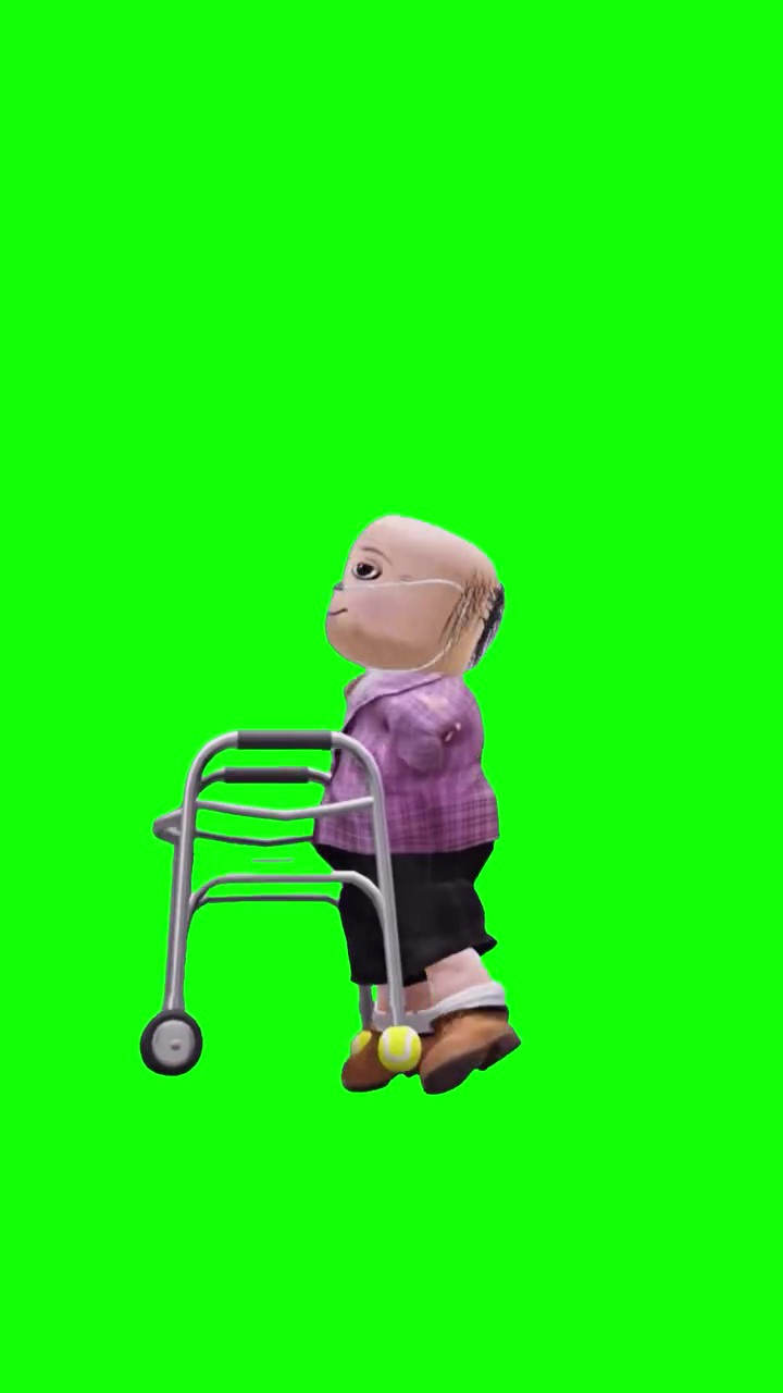 Roblox Grandpa green screen