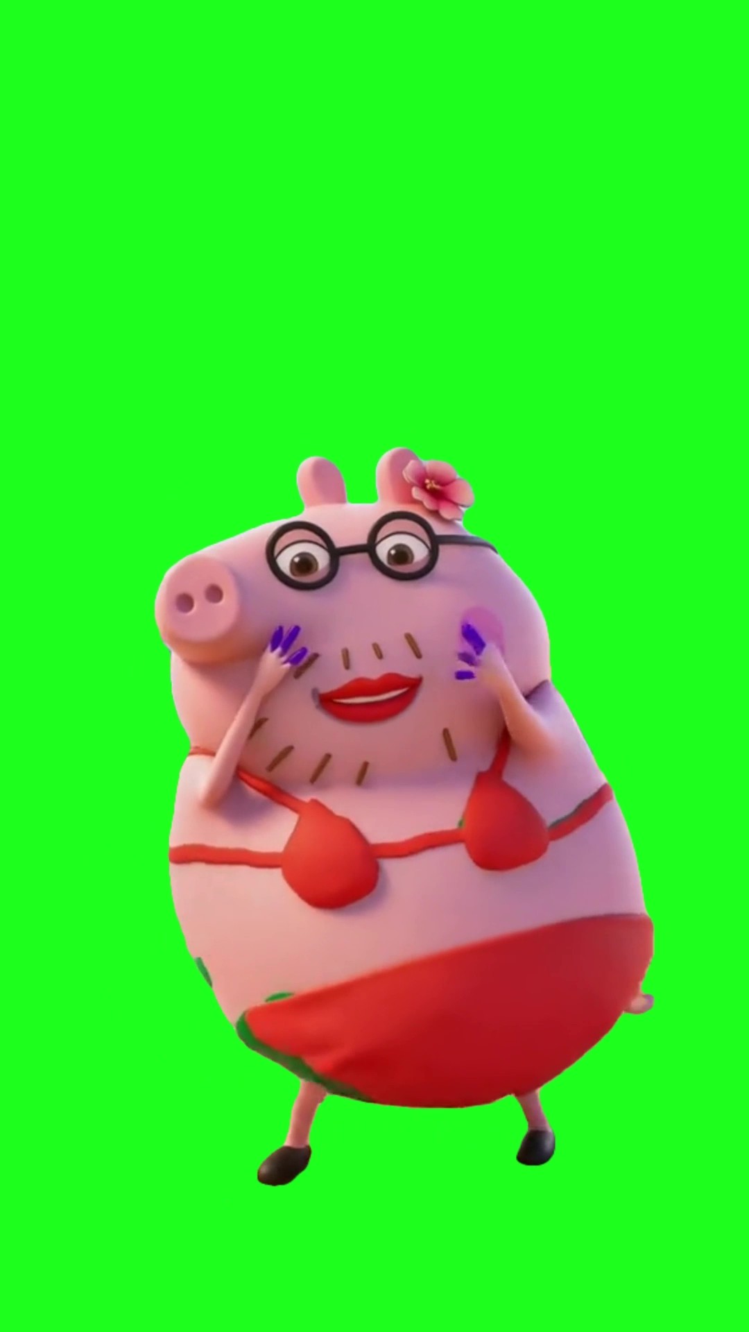 Scuba  Peppa pig green screen