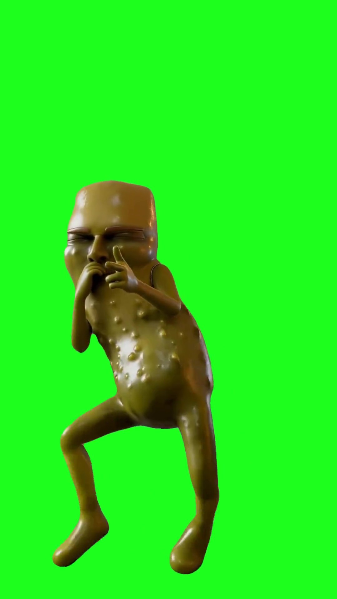 Scuba pickles green screen