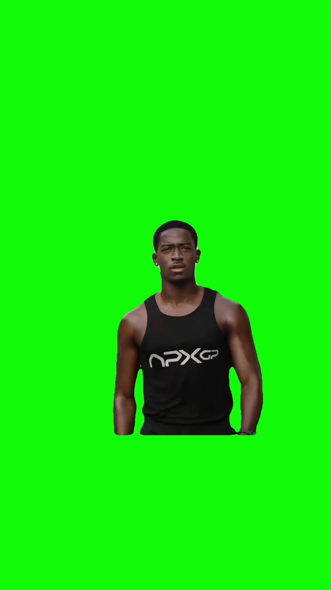 Seeing a friend green screen