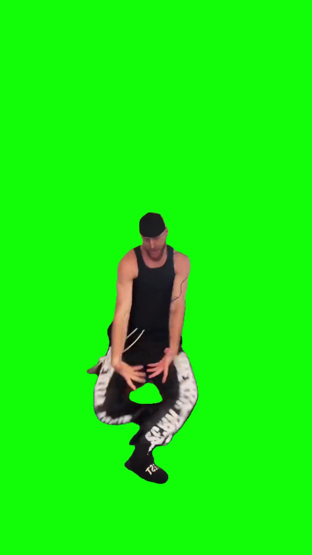 Show me what you working with Trend green screen