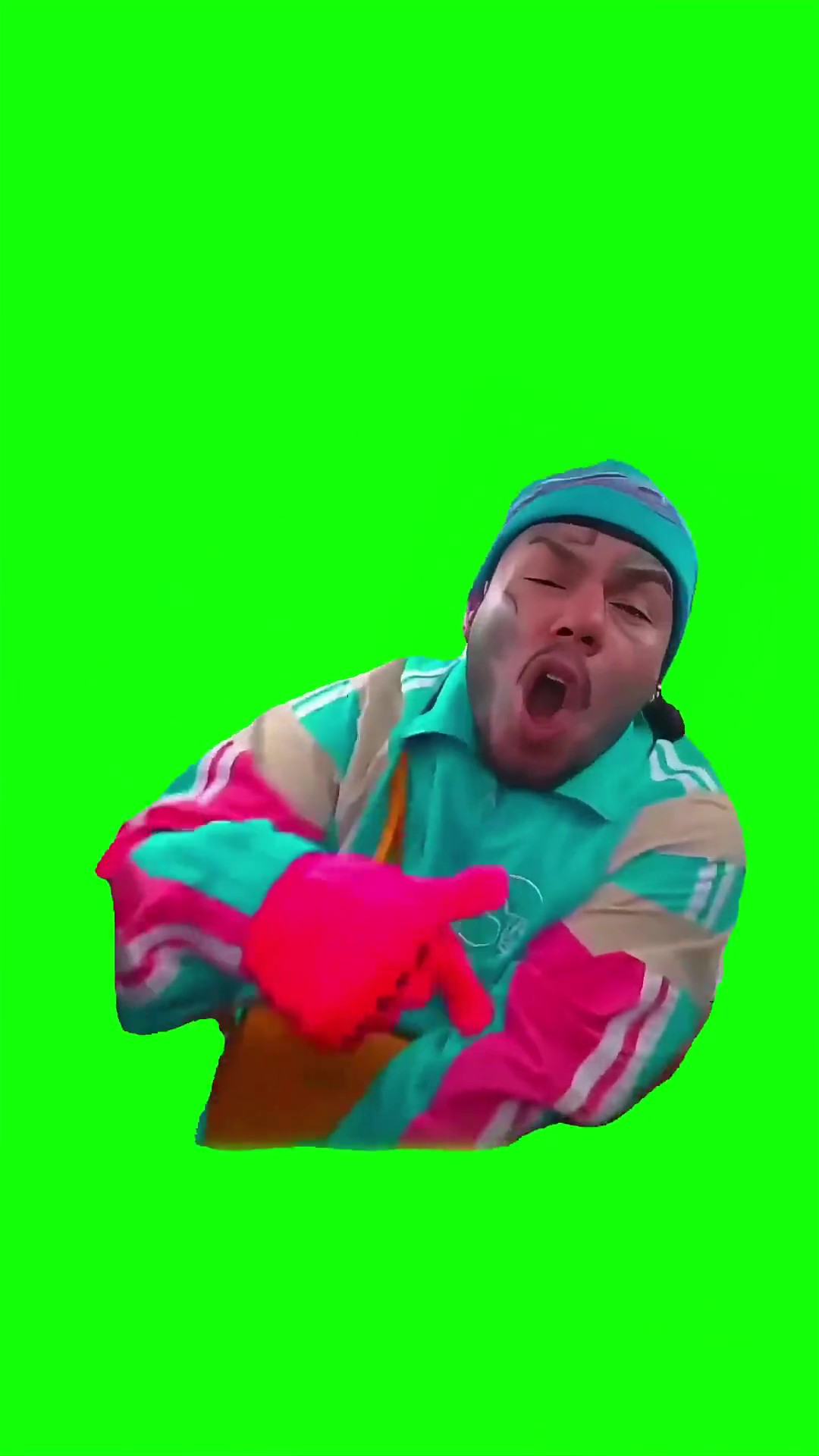 Sixnine I walk haters down green screen