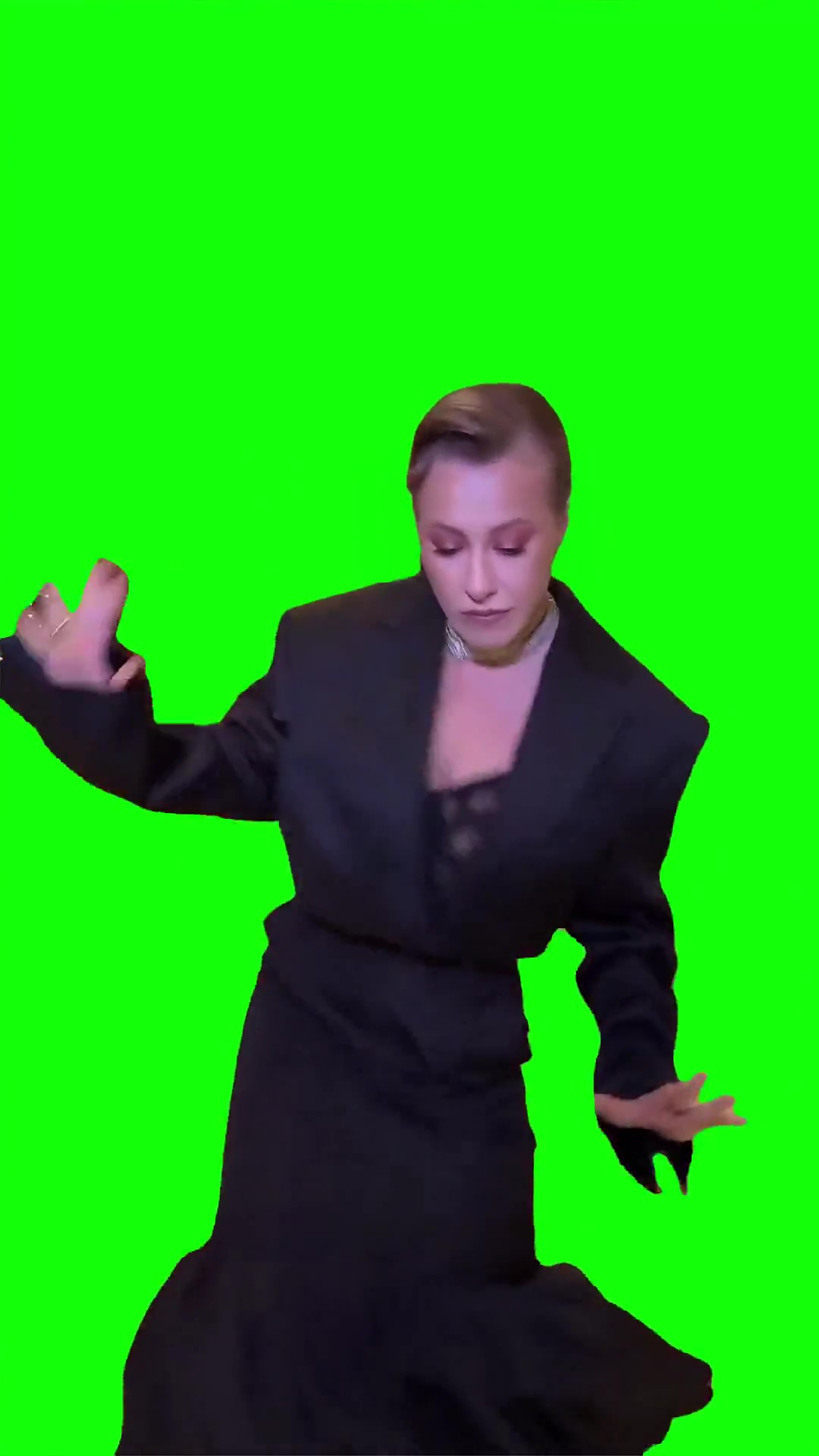 Sobchak Svetlana Dance  green screen