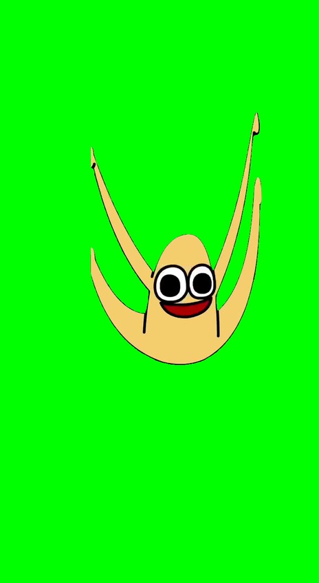 Spider Dance Potato green screen