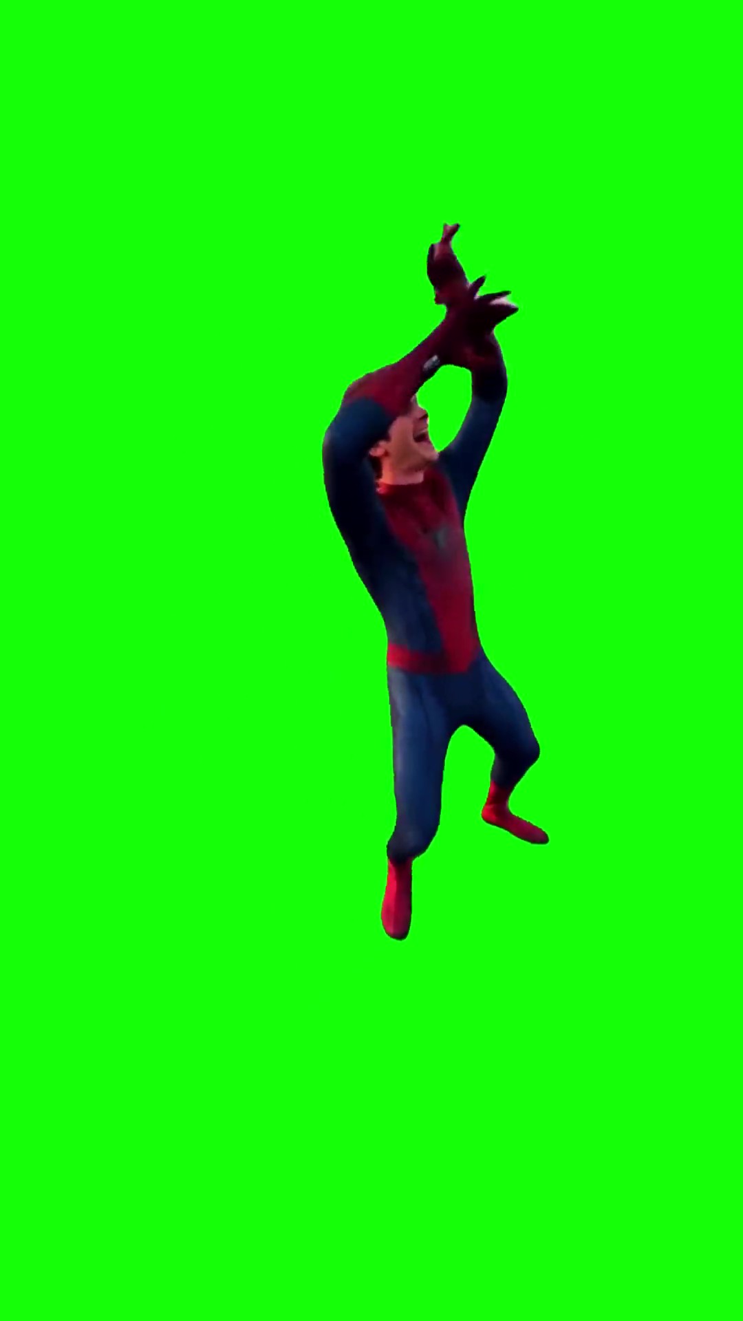 Spider Man Laughing and Dancing green screen