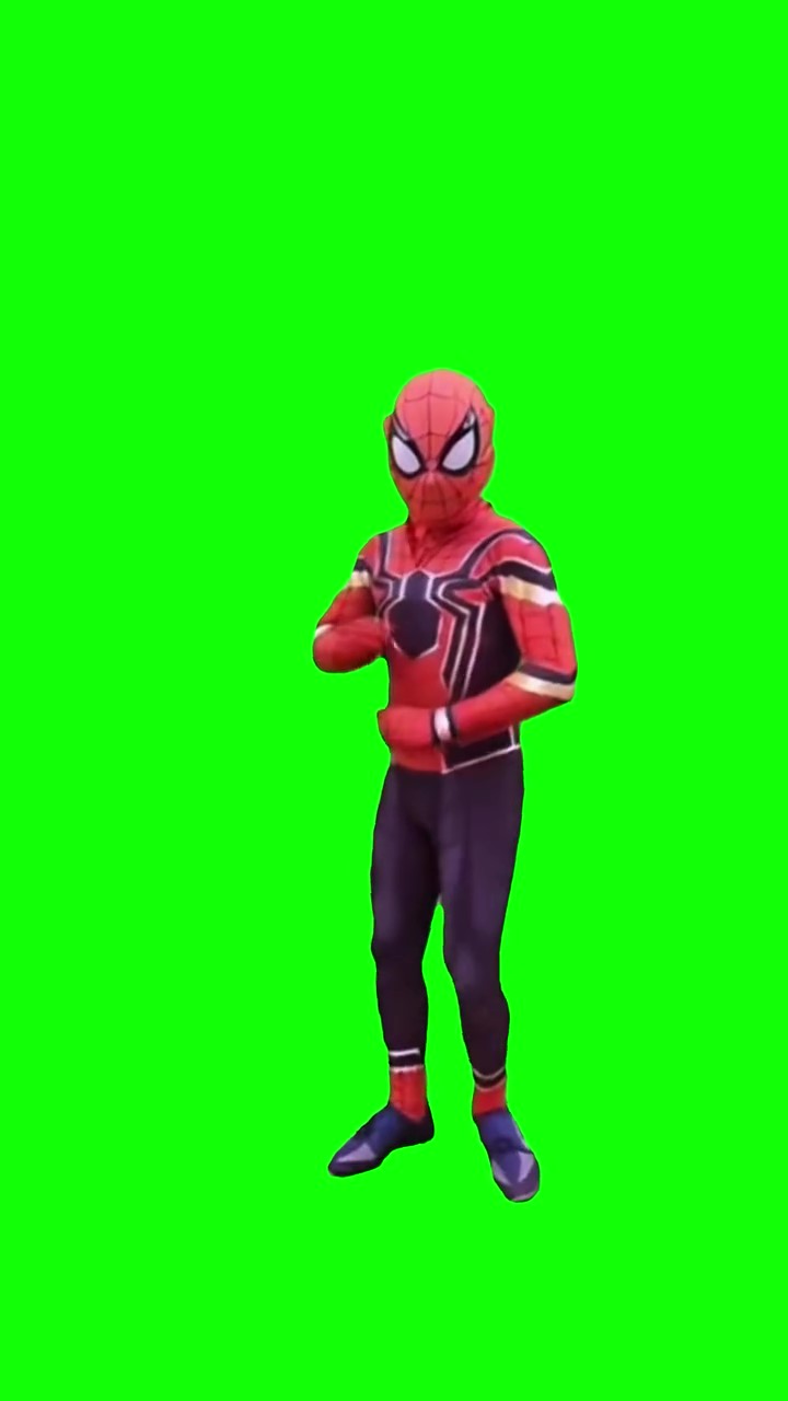 Spider-Man Dancing green screen