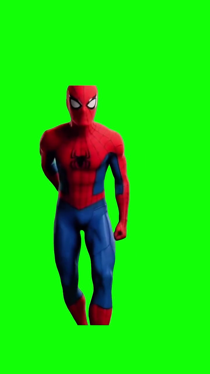 Spider-Man Dancing green screen