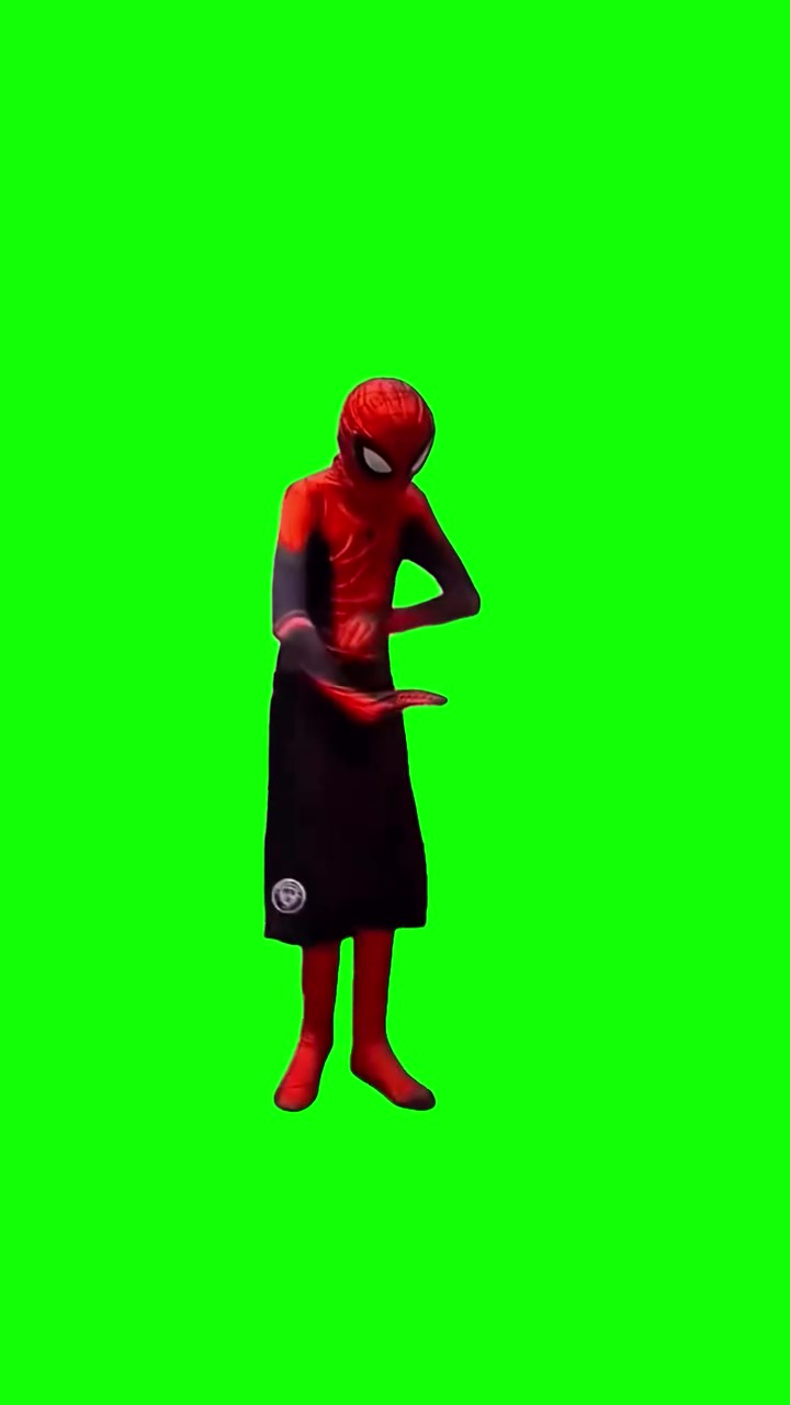 Spider-Man Dancing green screen