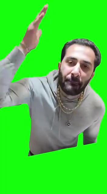 Stop being greedy green screen