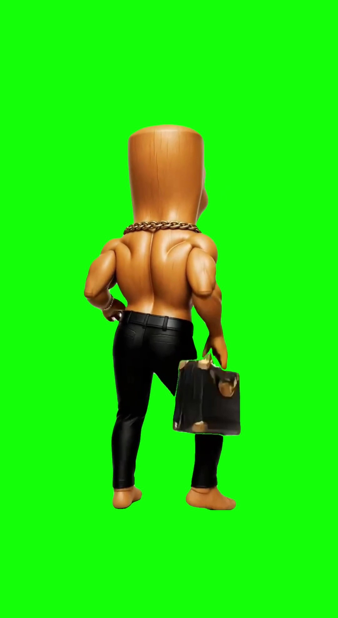 Strong sahur green screen