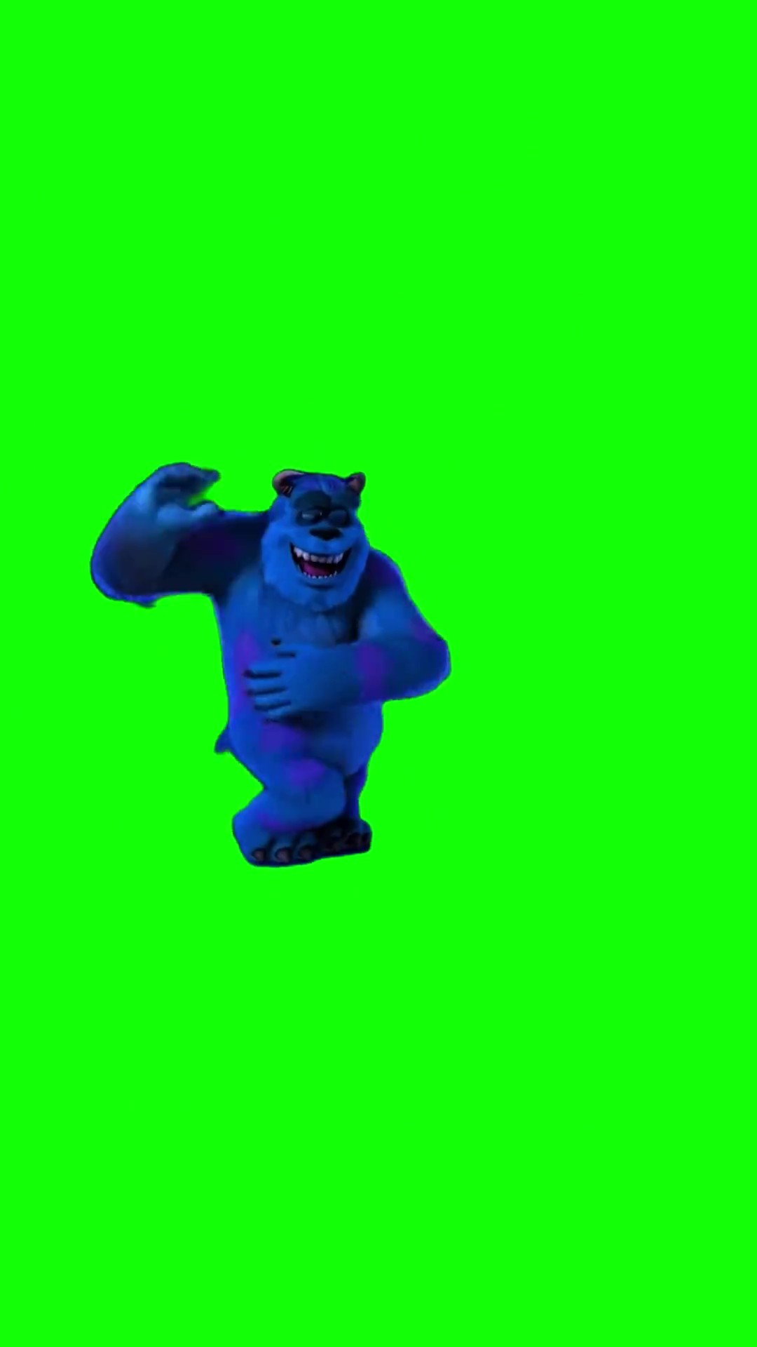 Sulley dancing green screen