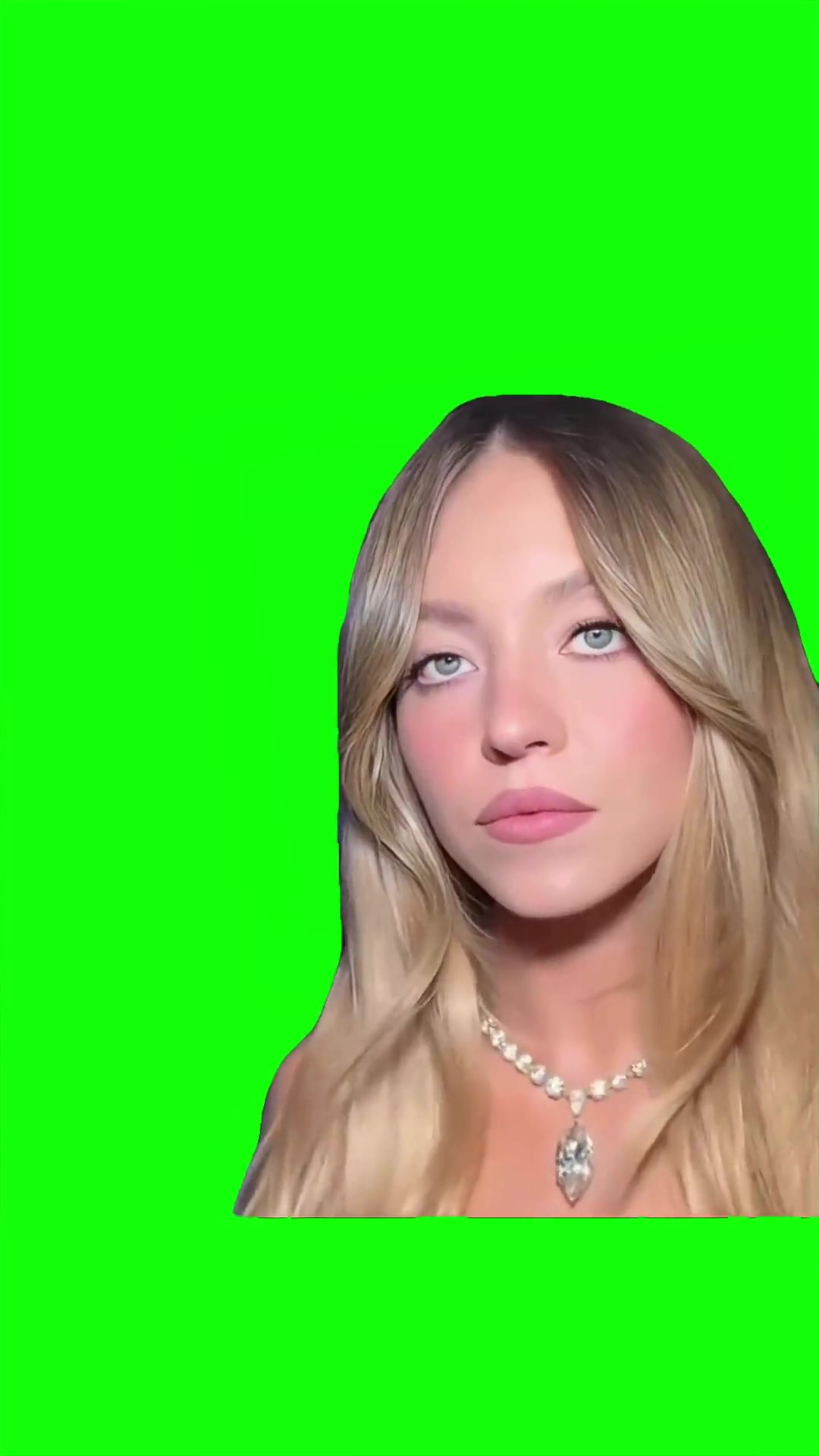 Sweeney flirting green screen
