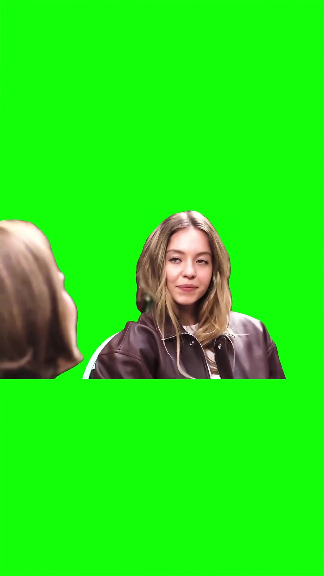 Sweeny shuts down a reporter green screen