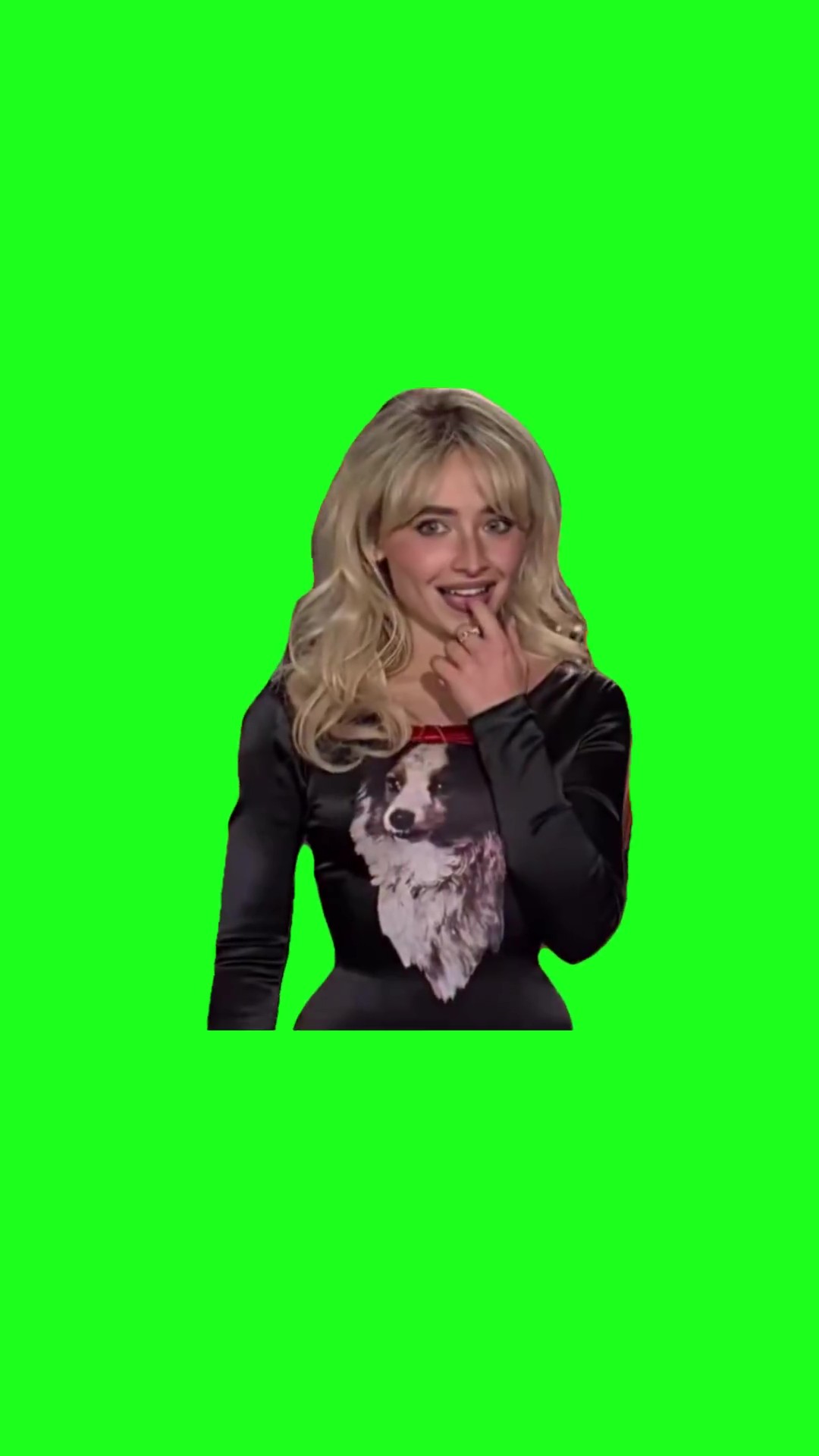 Sydney flirting green screen