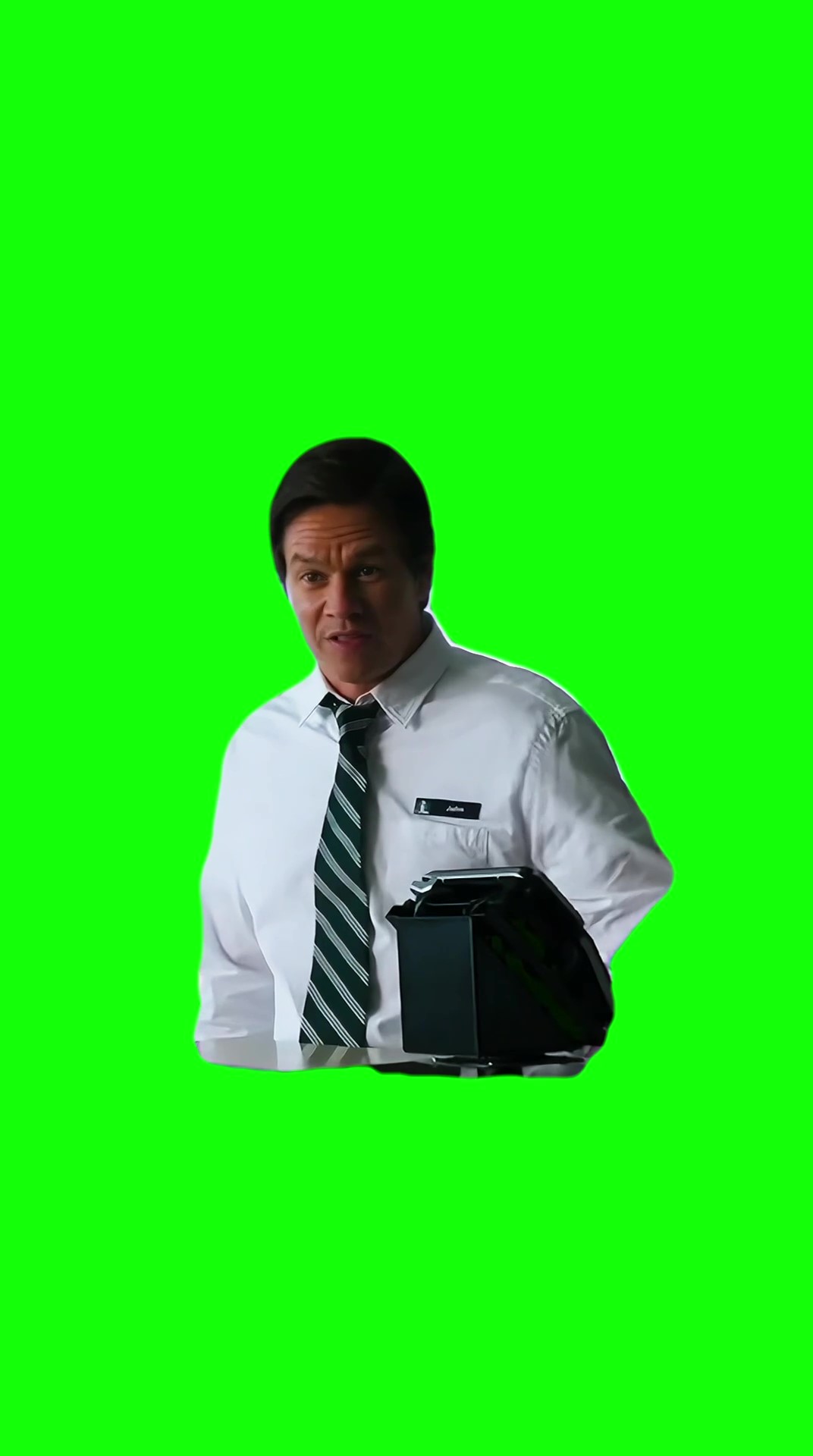 Ted what does that mean green screen