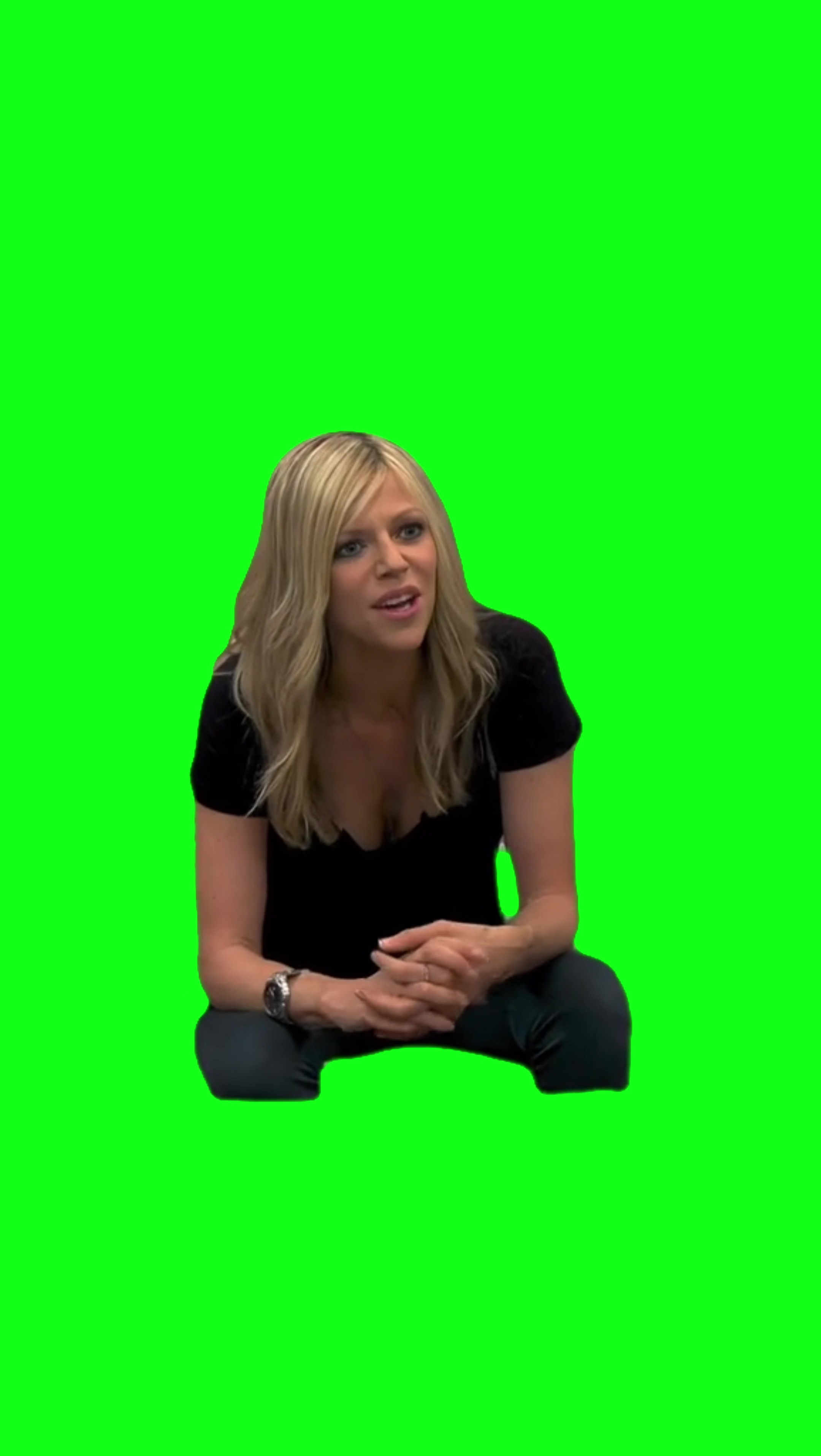Tell Me I’m Good green screen